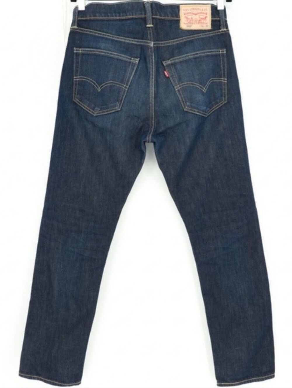 Levi's Dark Indigo Straight Jeans Size 31X30 - Picture 2 of 10